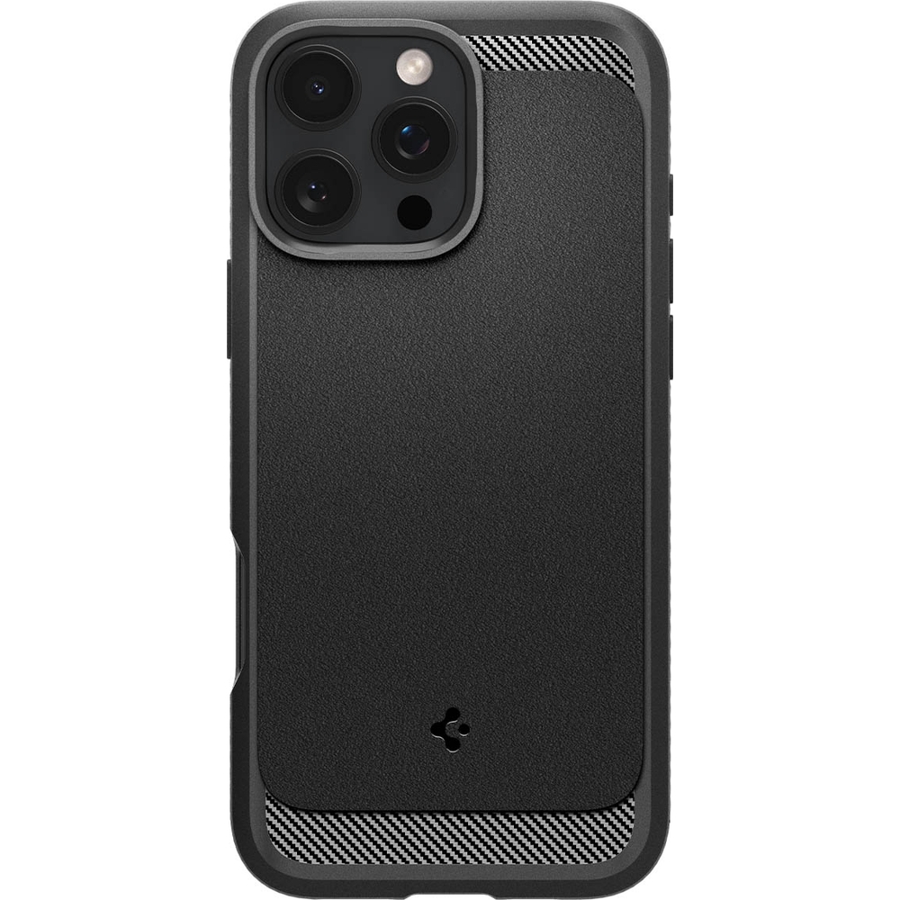 Etui Spigen Rugged Armor Mag z MagSafe do Apple iPhone 16 Pro, czarne