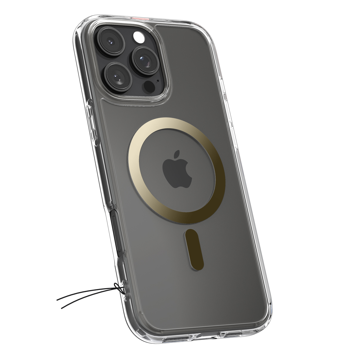 Etui Spigen Ultra Hybrid Mag z MagSafe do Apple iPhone 16 Pro, przezroczysto-złote