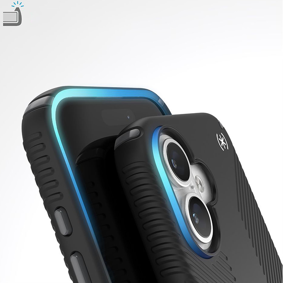 Etui Speck Presidio2 Grip do Apple iPhone 16, czarne