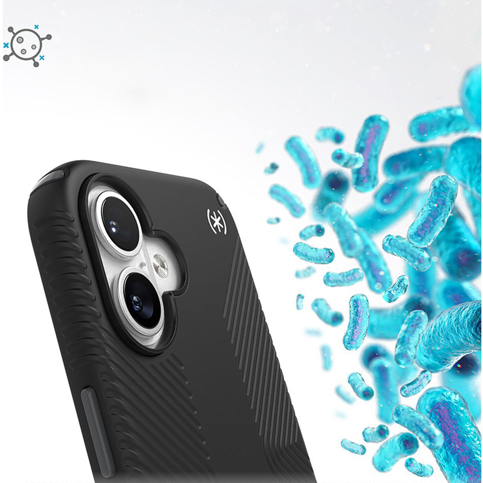 Etui Speck Presidio2 Grip do Apple iPhone 16, czarne