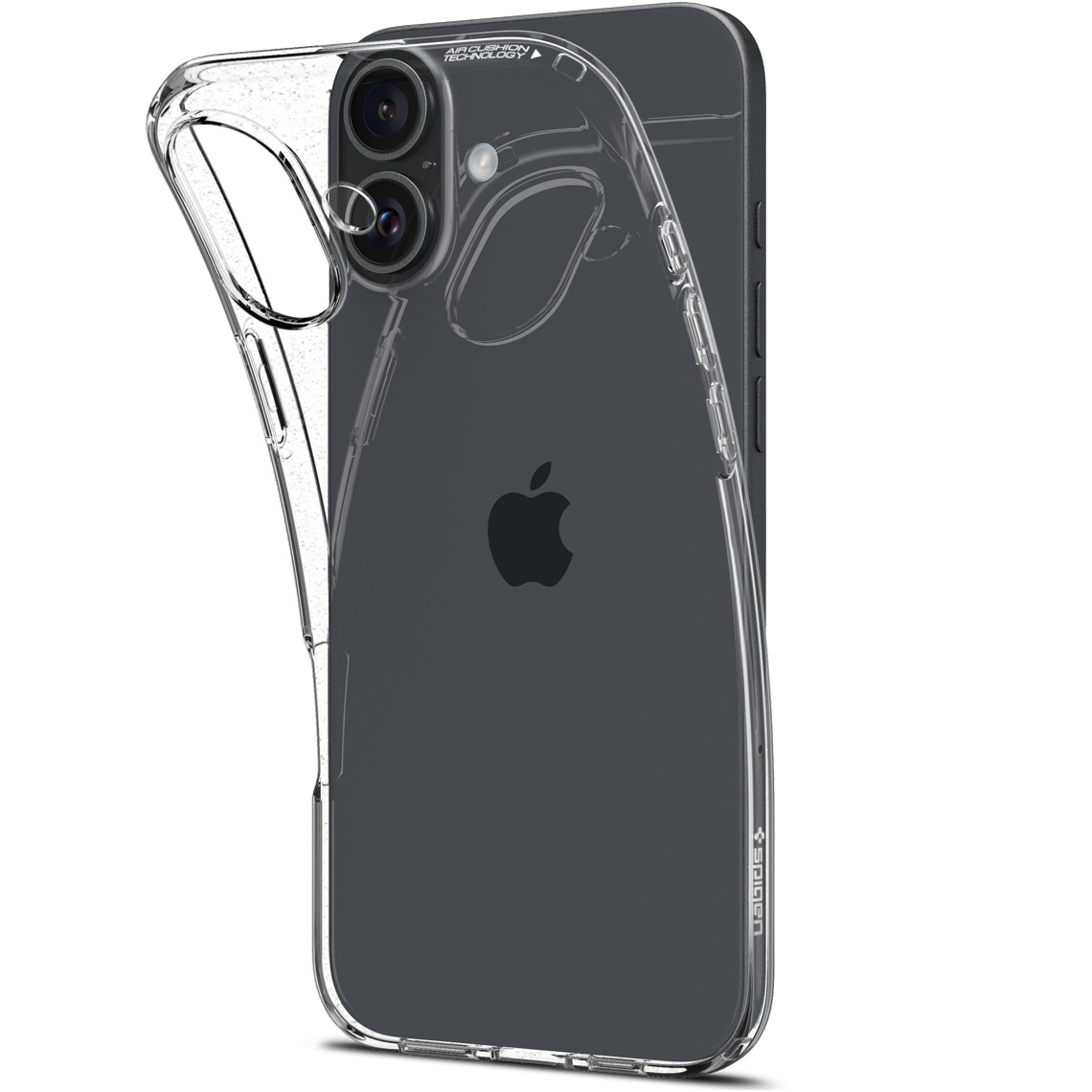 Etui Spigen Crystal Flex do Apple iPhone 16, przezroczyste