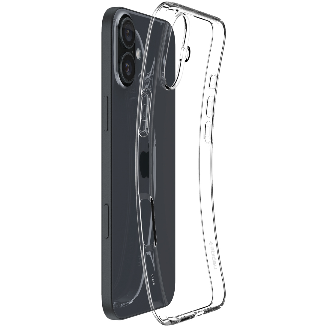 Etui Spigen Crystal Flex do Apple iPhone 16, przezroczyste