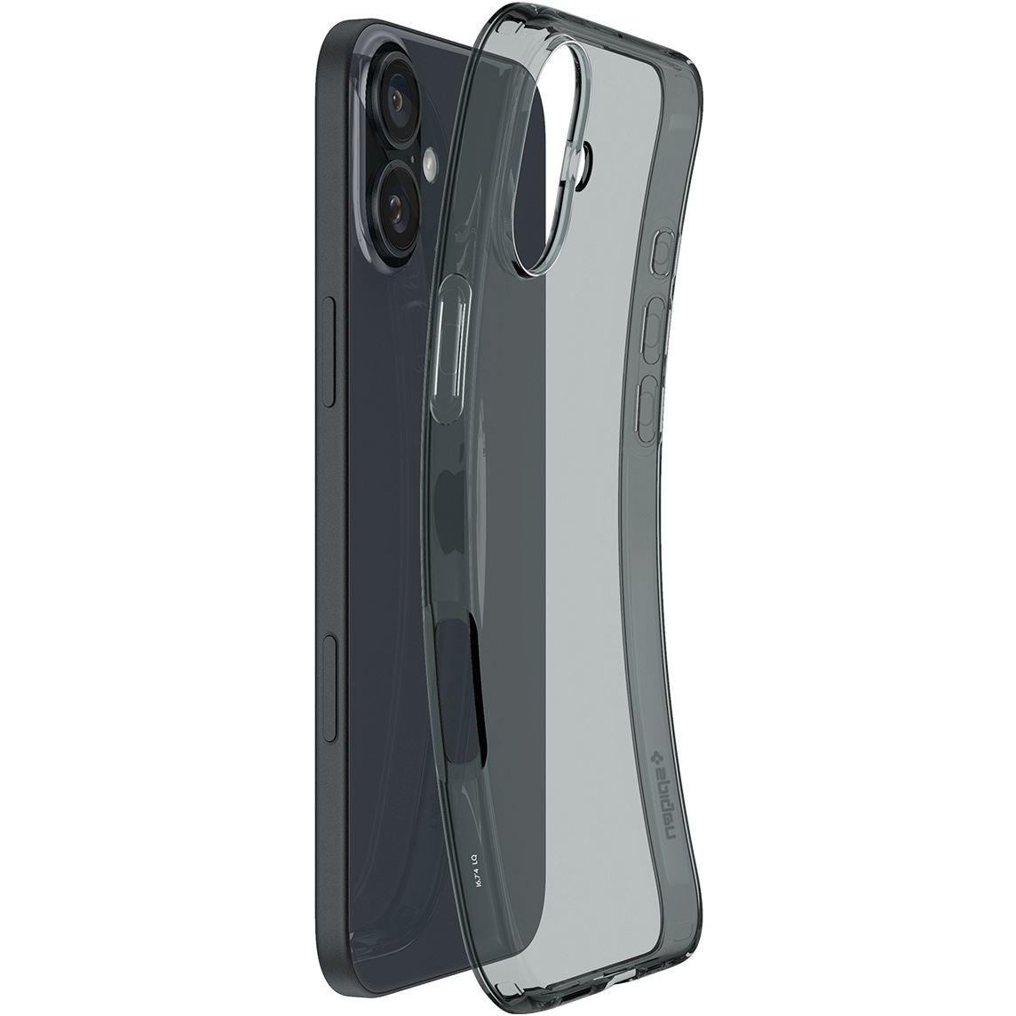 Etui Spigen Crystal Flex do Apple iPhone 16, przydymione