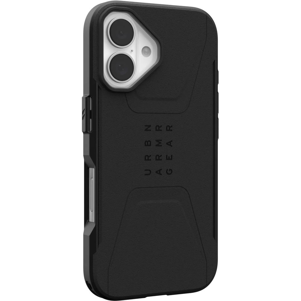 Etui pancerne Urban Armor Gear Civilian MagSafe do Apple iPhone 16, czarne