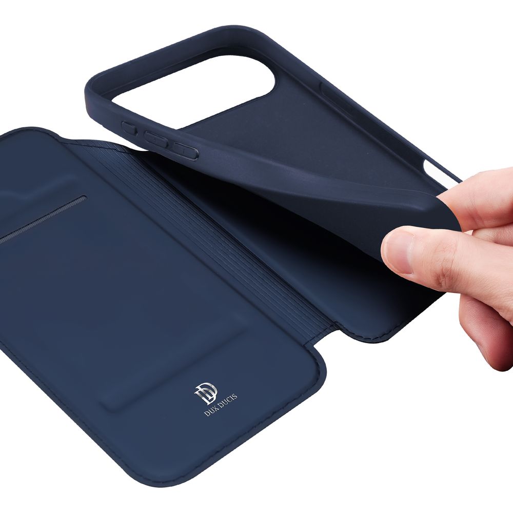 Etui z klapką Dux Ducis Skin Pro do Apple iPhone Air, granatowe