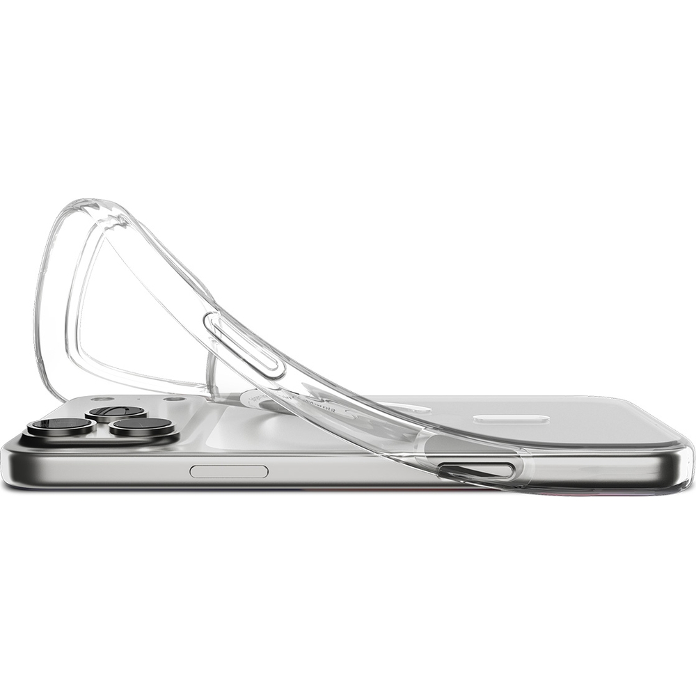 Etui Spigen Liquid Crystal Mag MagSafe do Apple iPhone 17 Pro Max, przezroczysto-białe