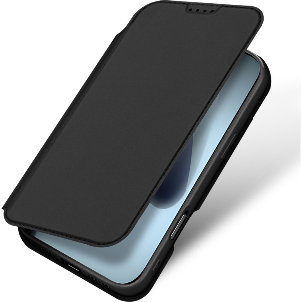 Etui z klapką Dux Ducis Skin Pro do Apple iPhone 17 Pro, czarne