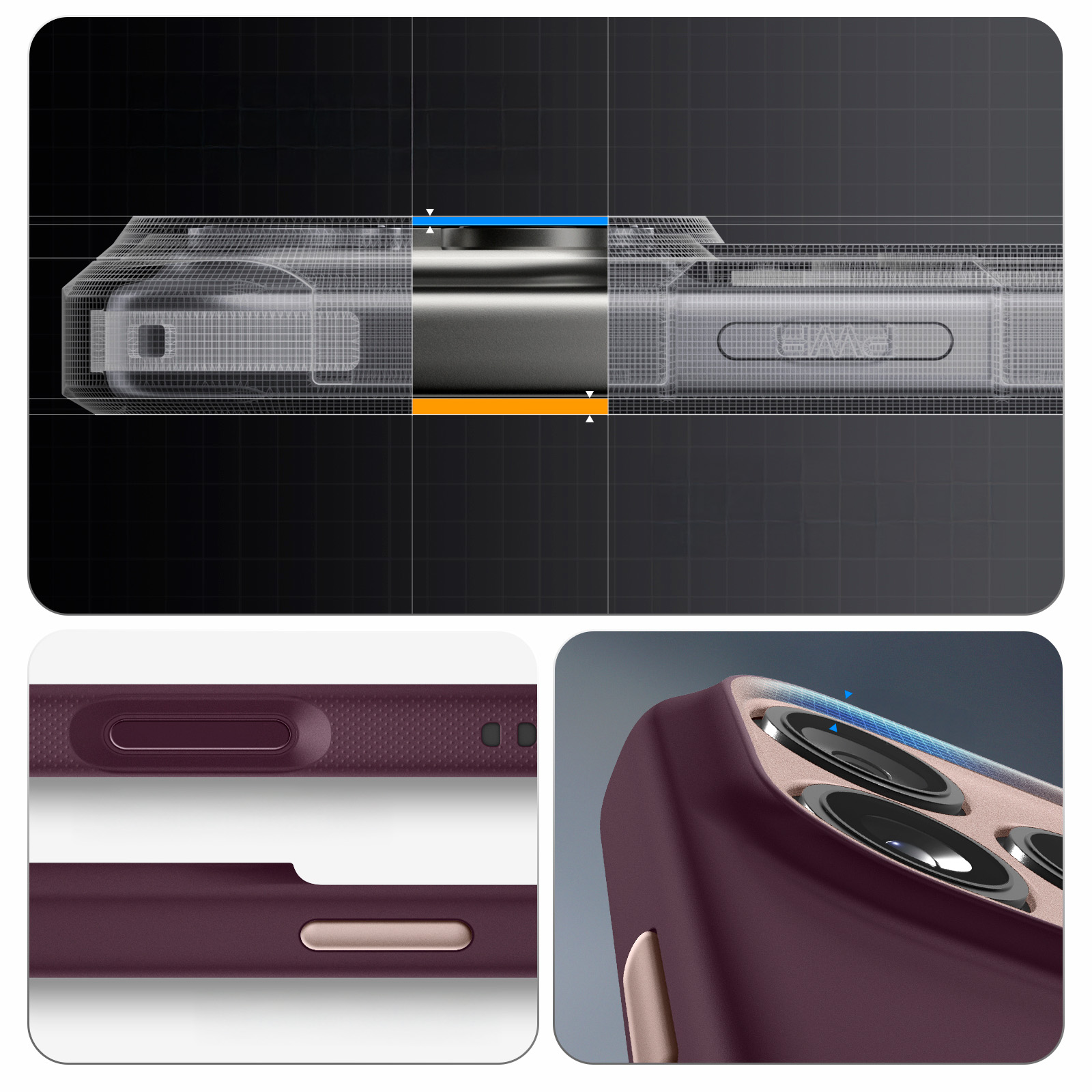 Etui Spigen Nano Pop Mag do MagSafe do Apple iPhone 17 Pro, bordowo-różowe