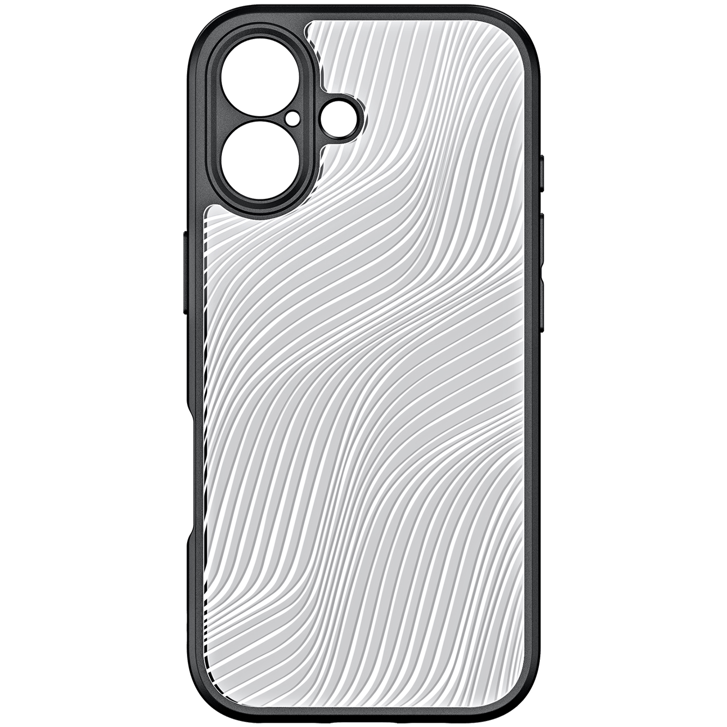 Etui ochronne Dux Ducis AIMO do Apple iPhone 17, przezroczyste z czarną ramką