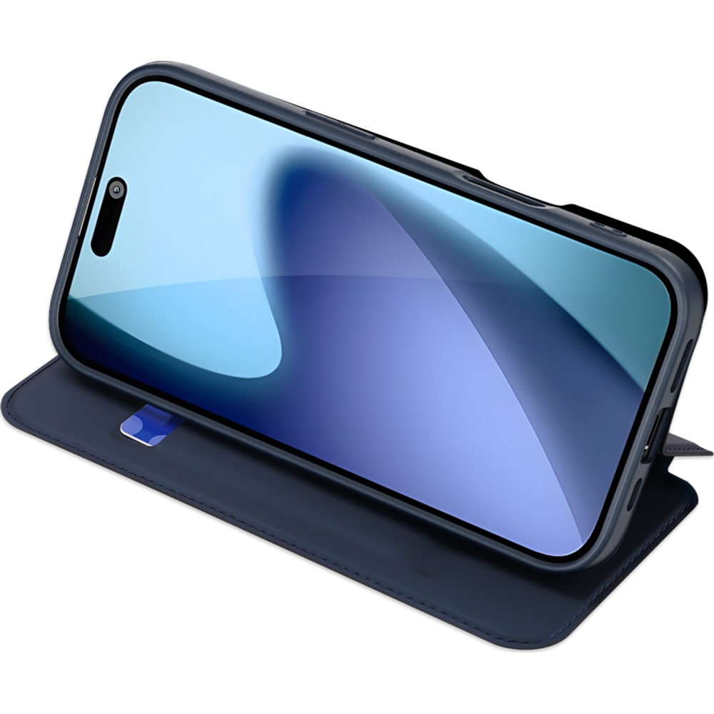 Etui z klapką Dux Ducis Skin Pro do Apple iPhone 17, granatowe