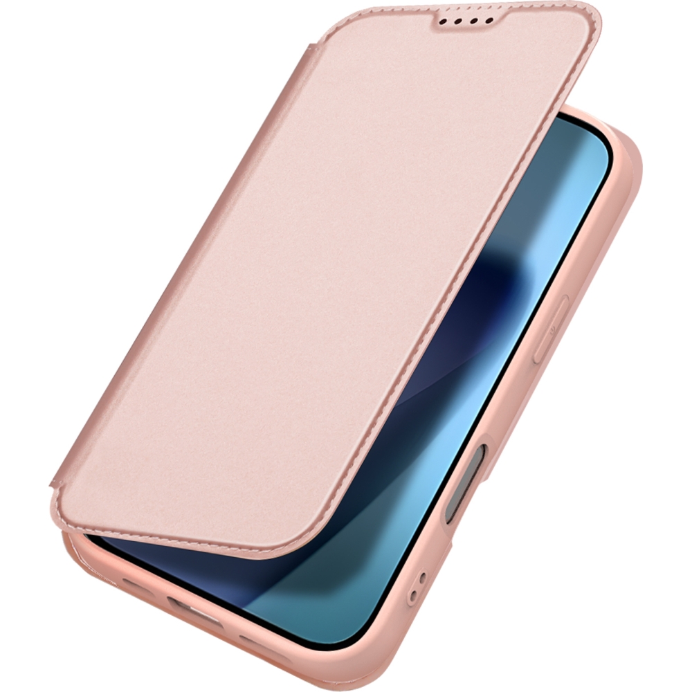Etui z klapką Dux Ducis Skin Pro do Apple iPhone 17, różowe
