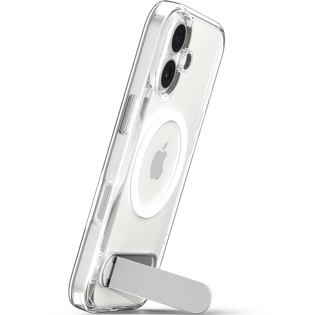 Etui Spigen Ultra Hybrid S Mag MagSafe do Apple iPhone 17, przezroczysto-białe