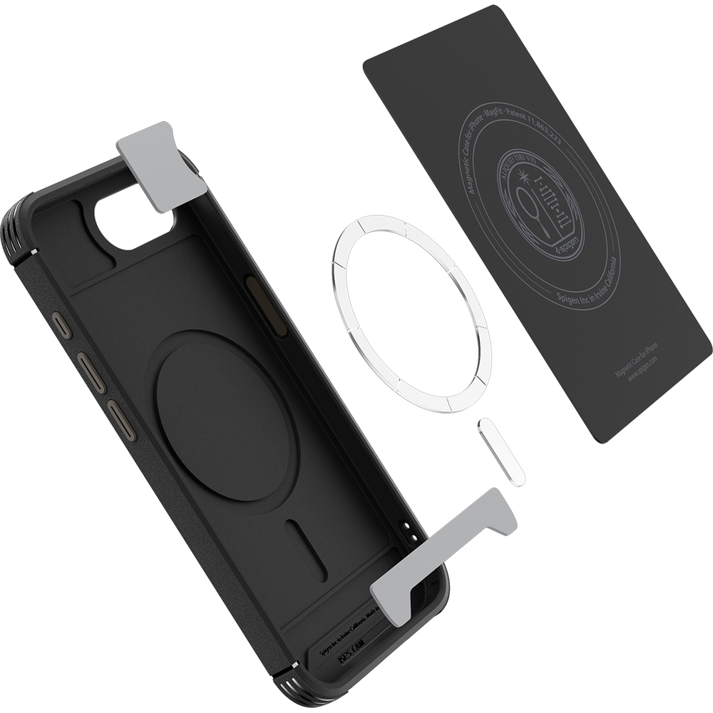 Etui Spigen Core Armor Mag MagSafe do Apple iPhone 16e, czarne