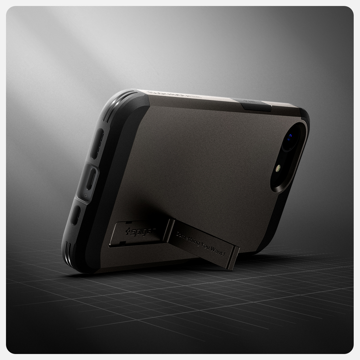 Etui Spigen Tough Armor Mag MagSafe do Apple iPhone 16e, stalowe