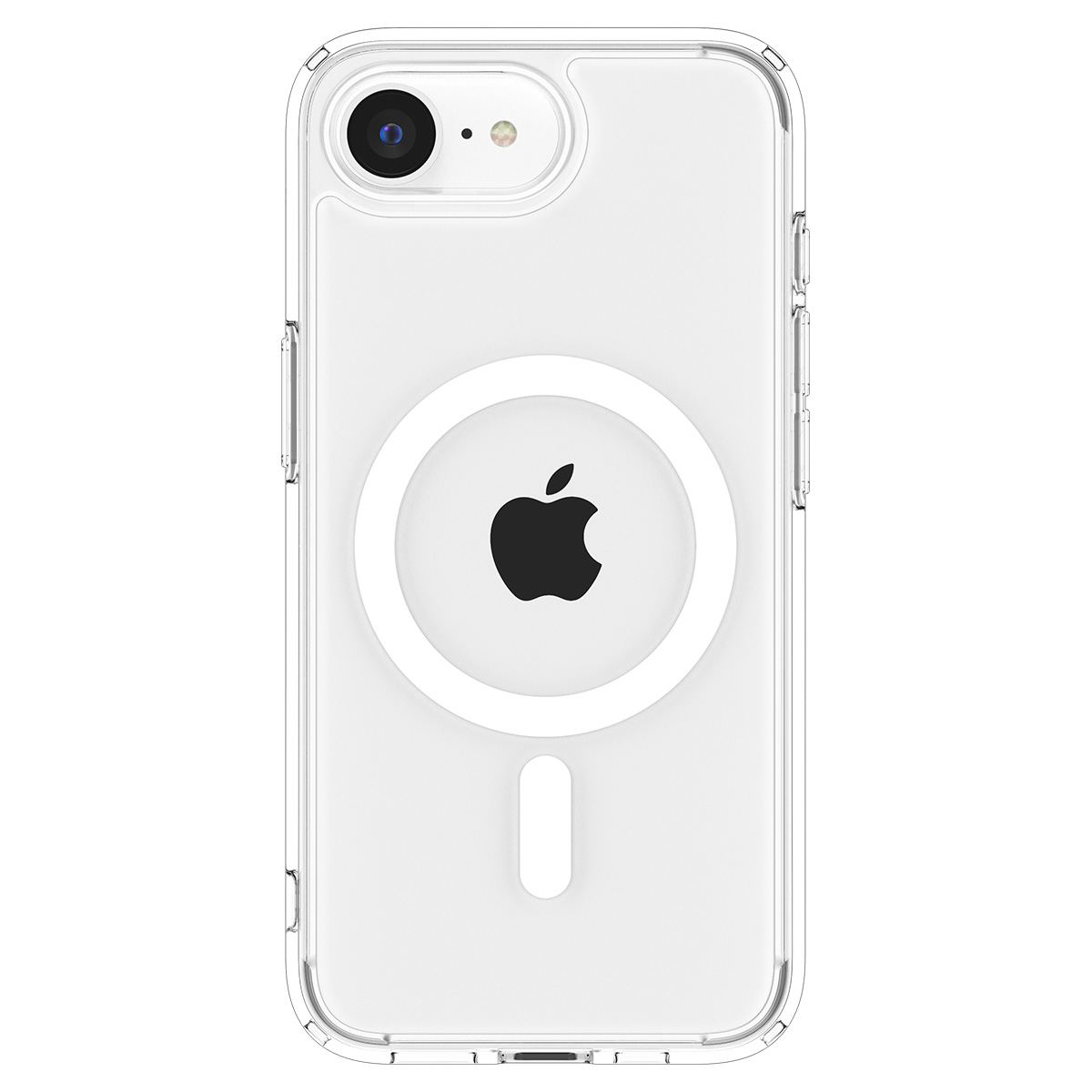 Etui Spigen Ultra Hybrid Mag z MagSafe do Apple iPhone 16e, przezroczysto-białe