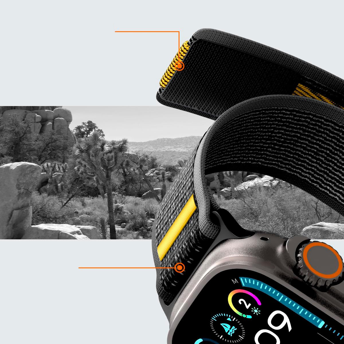 Pasek Spigen Athlex Air do Apple Watch 49/46/45/44 mm, zielony