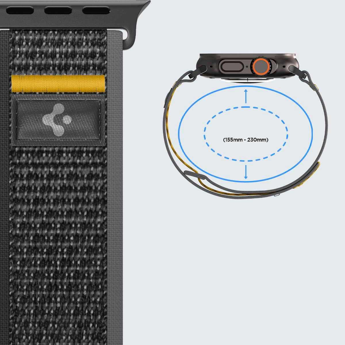 Pasek Spigen Athlex Air do Apple Watch 49/46/45/44 mm, zielony