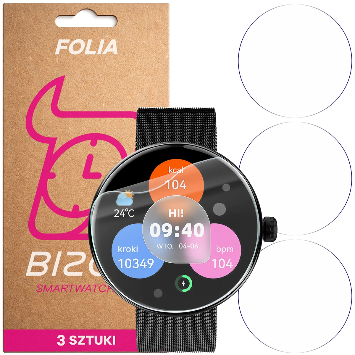 Folia hydrożelowa Bizon Watch Film HydroFlex dla Forever Forevive 5