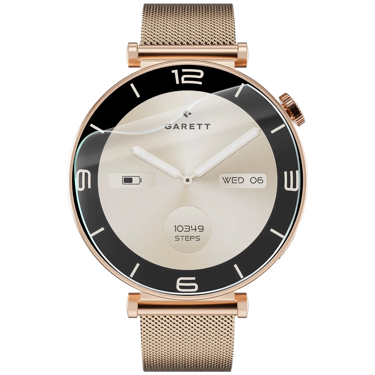 Folia hydrożelowa Bizon Watch Film HydroFlex do Garett Rose na zegarku