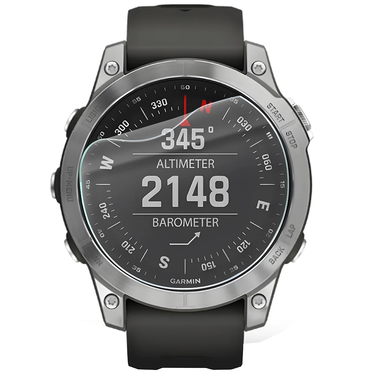 Folia hydrożelowa Bizon Watch Film HydroFlex do Garmin Fenix 7 na zegarku