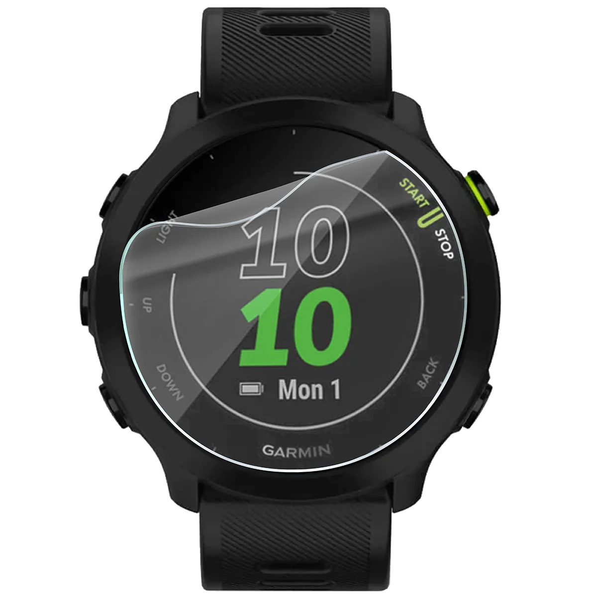 Folia hydrożelowa Bizon Watch Film HydroFlex do Garmin Forerunner 55 na zegarku