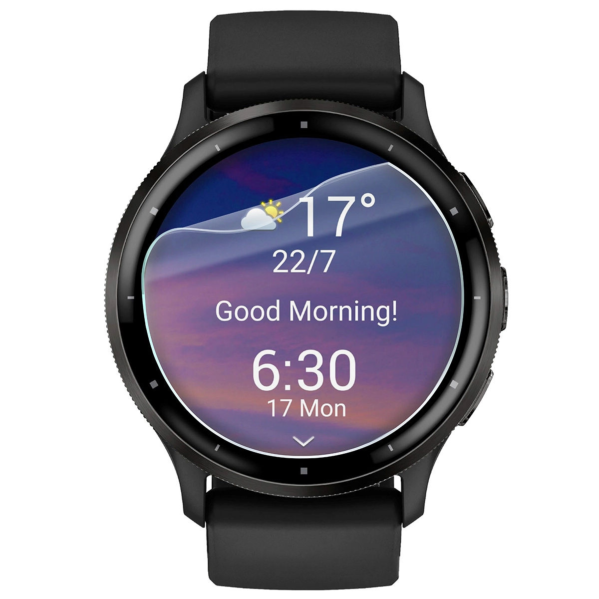Folia hydrożelowa Bizon Watch Film HydroFlex do Garmin Venu 3 na zegarku