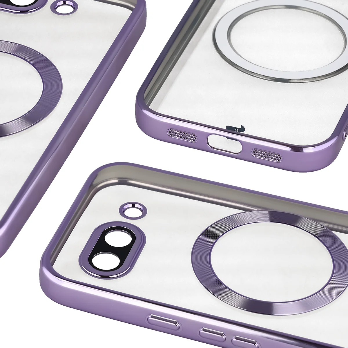 Metaliczna ramka, podniesione krawędzie i zintegrowane osłony w etui Bizon Case GuardO do Google Pixel 10a