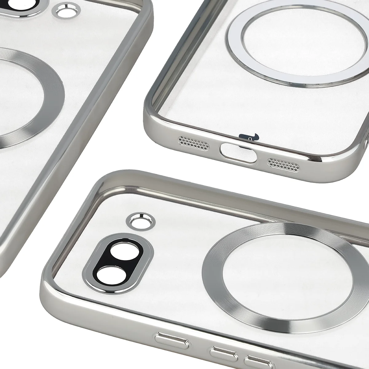 Metaliczna ramka, podniesione krawędzie i zintegrowane osłony w etui Bizon Case GuardO do Google Pixel 10a