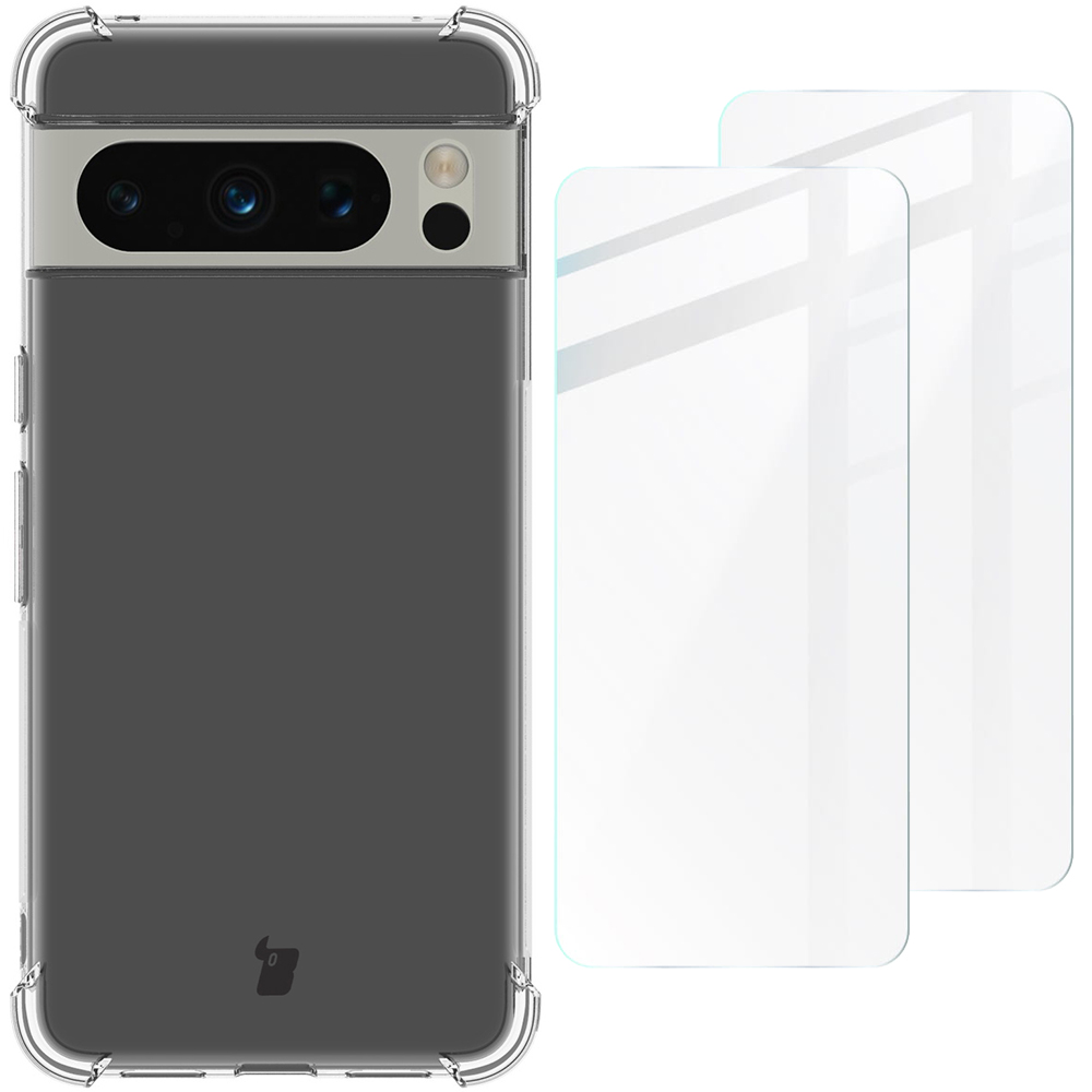 Hülle Bizon Case Clear + 2x Glas