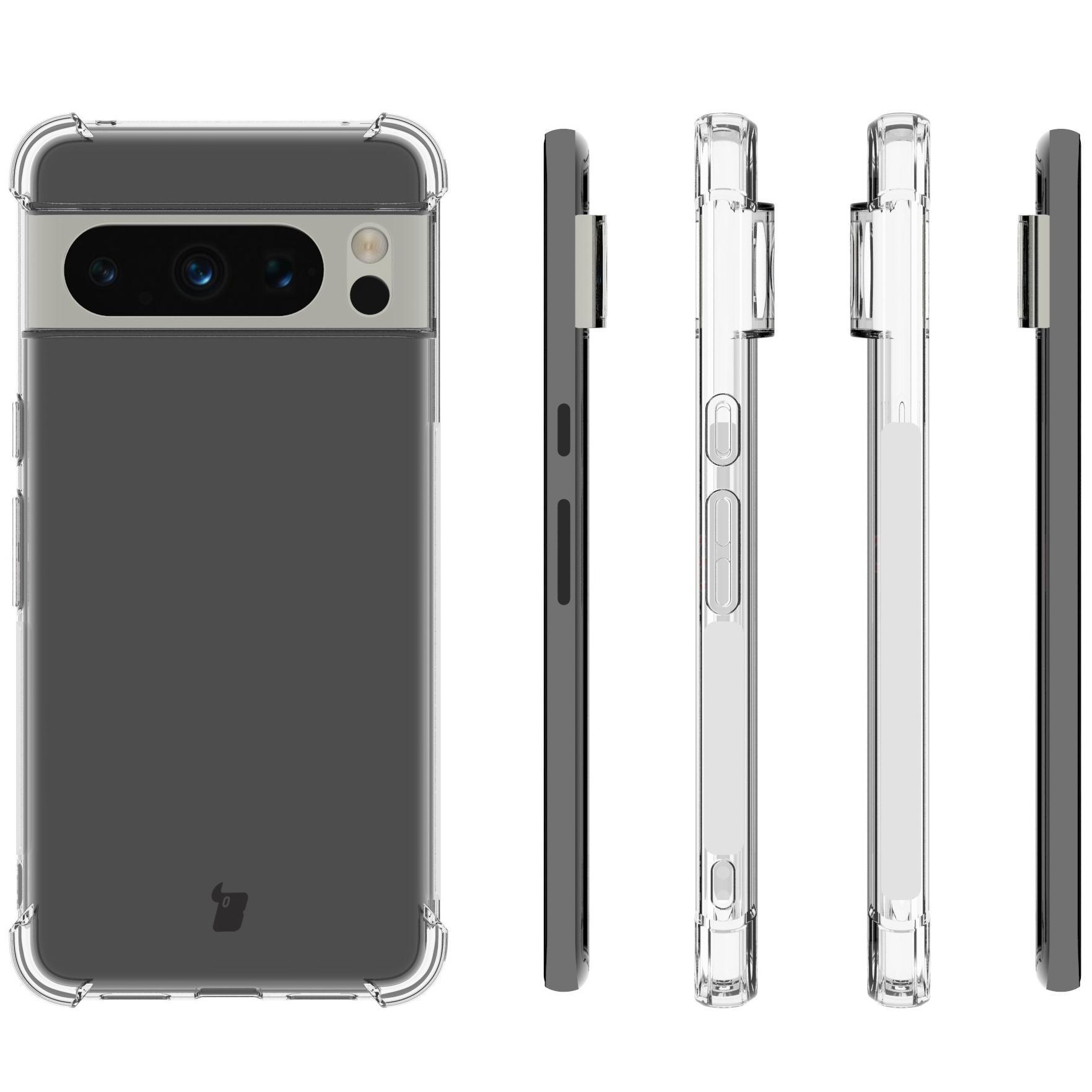 Hülle Bizon Case Clear + 2x Glas