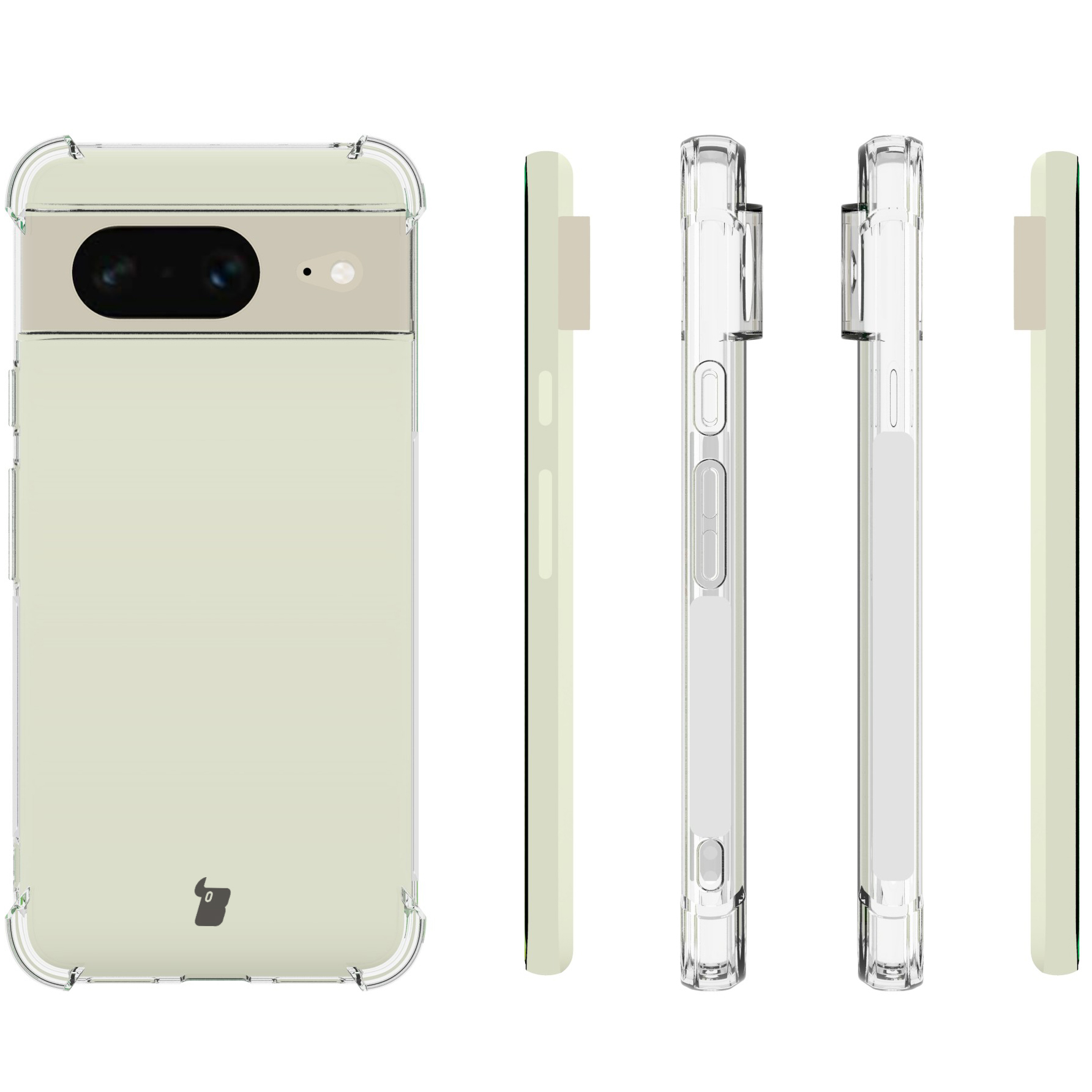 Hülle Bizon Case Clear + 2x Glas