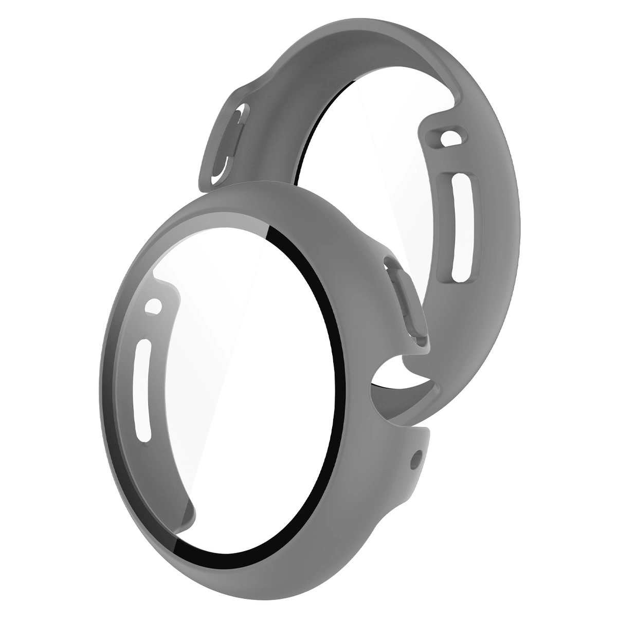 Etui z wbudowanym szkłem Bizon Case Watch Adamo do Google Pixel 5 / 4 41 mm