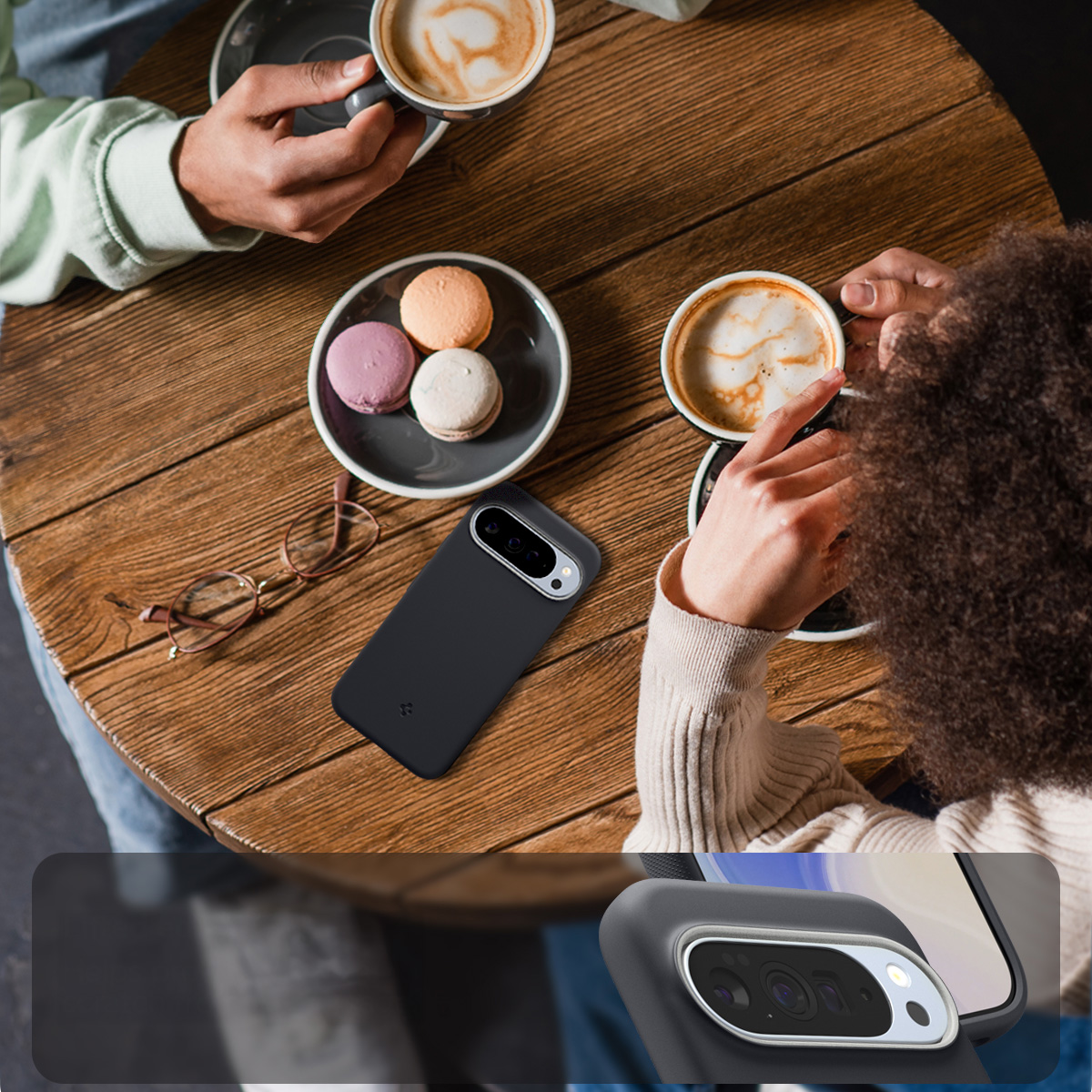 Etui Spigen Nano Pop Mag do MagSafe do Google Pixel 10 Pro XL, czarno-szare