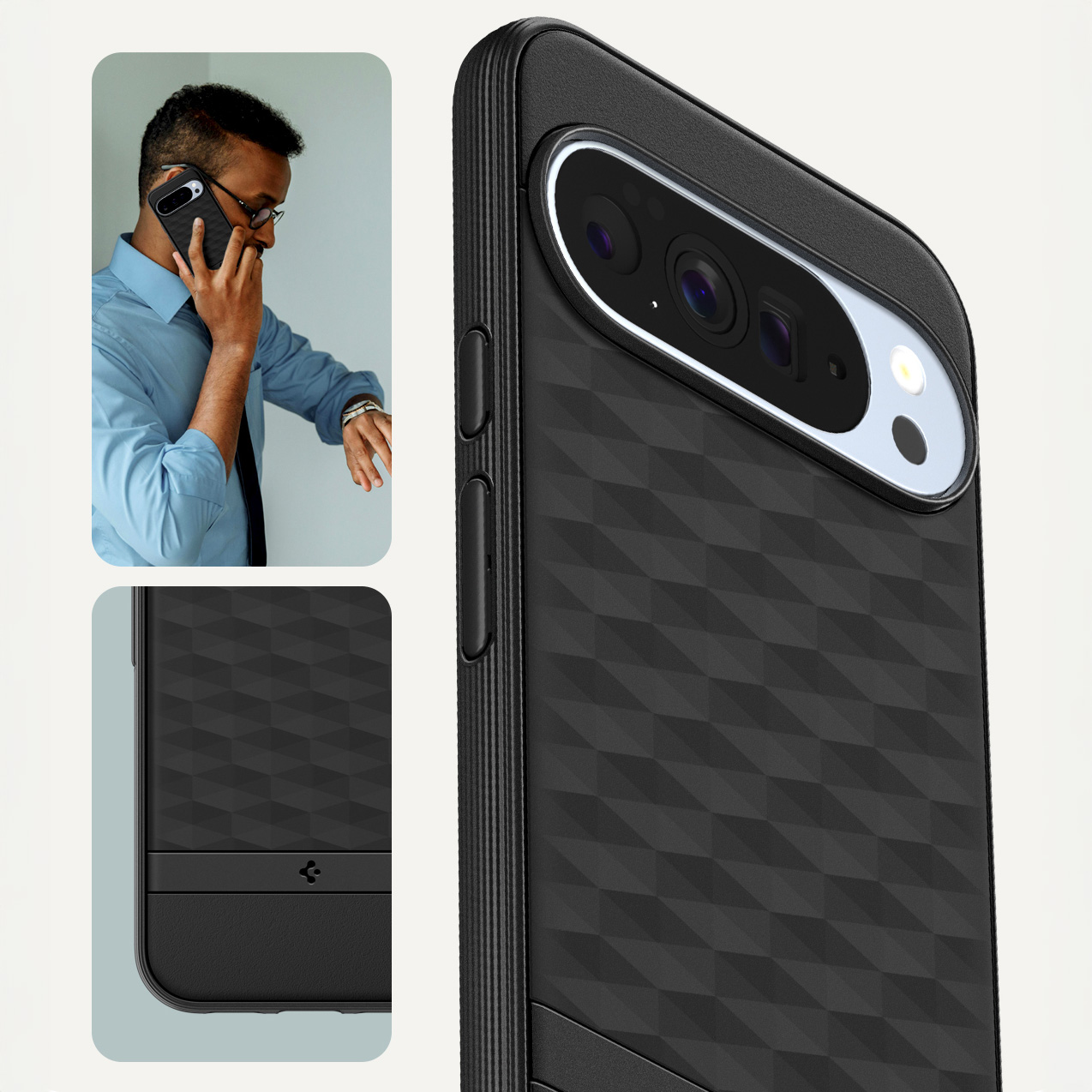 Etui Spigen Parallax Mag MagSafe do Google Pixel 10 Pro XL, czarne