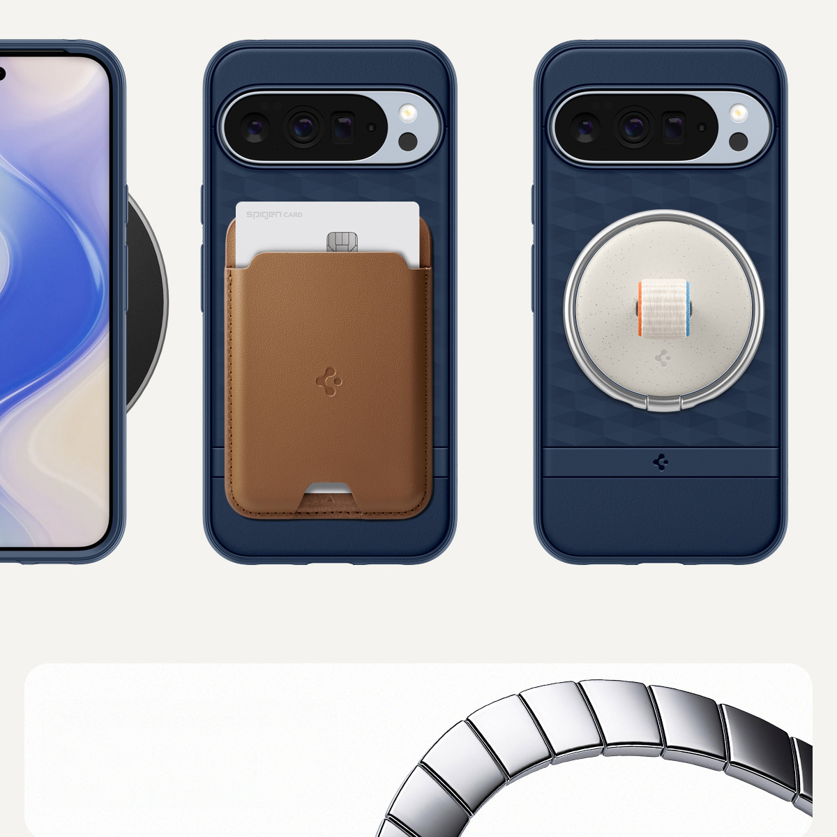 Etui Spigen Parallax Mag MagSafe do Google Pixel 10 Pro XL, granatowe