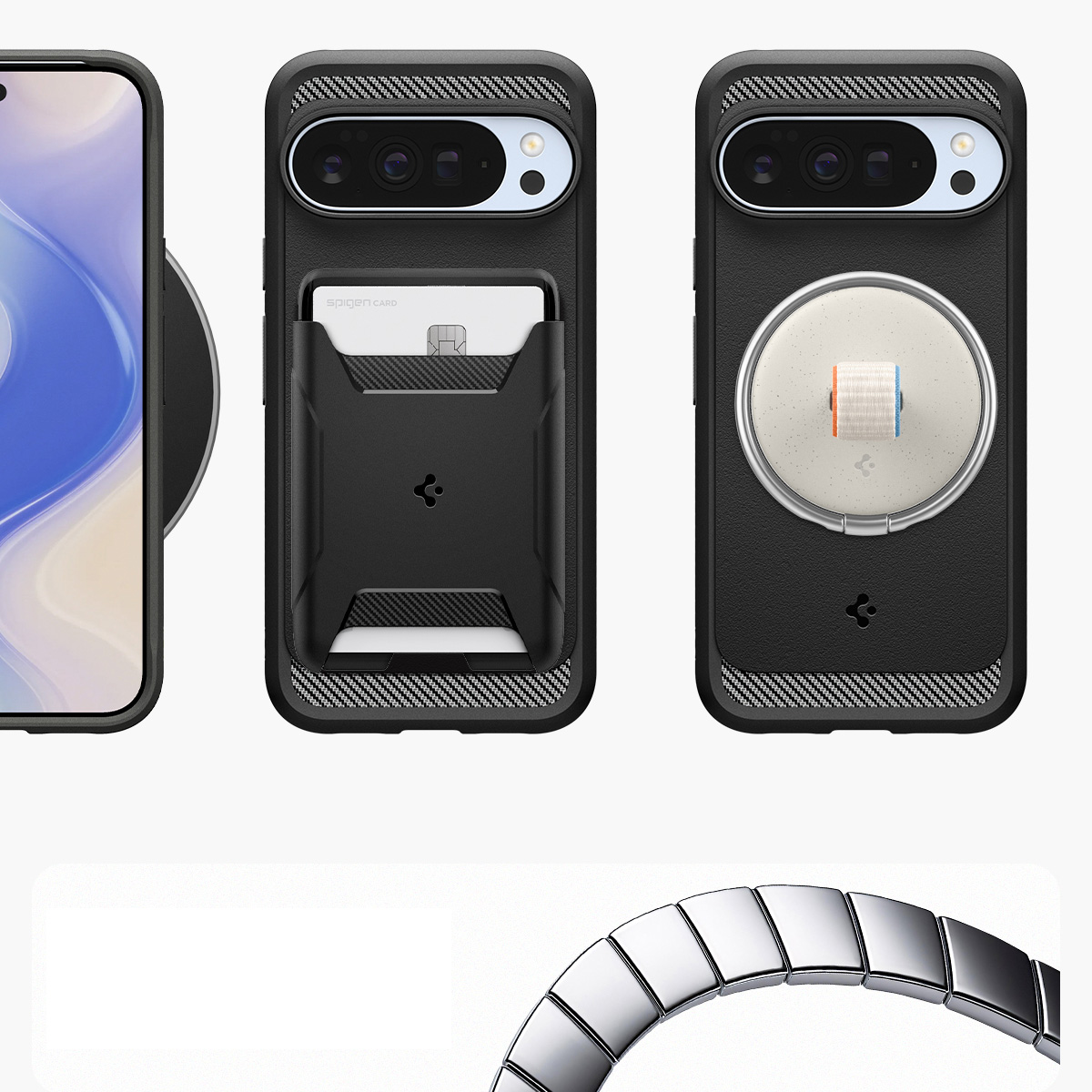 Etui Spigen Rugged Armor Mag z MagSafe do Google Pixel 10 Pro XL, czarne