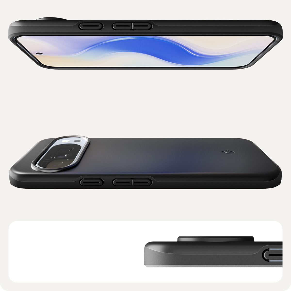 Etui Spigen Thin Fit Mag MagSafe do Google Pixel 10 Pro XL, czarne