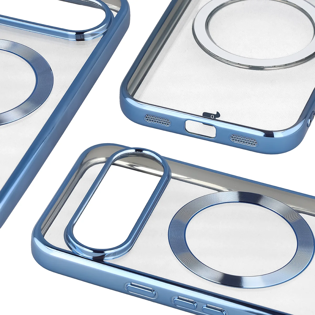 Metaliczna ramka, podniesione krawędzie i zintegrowane osłony w etui Bizon Case EduardO do Google Pixel 10 / Google Pixel 10 Pro