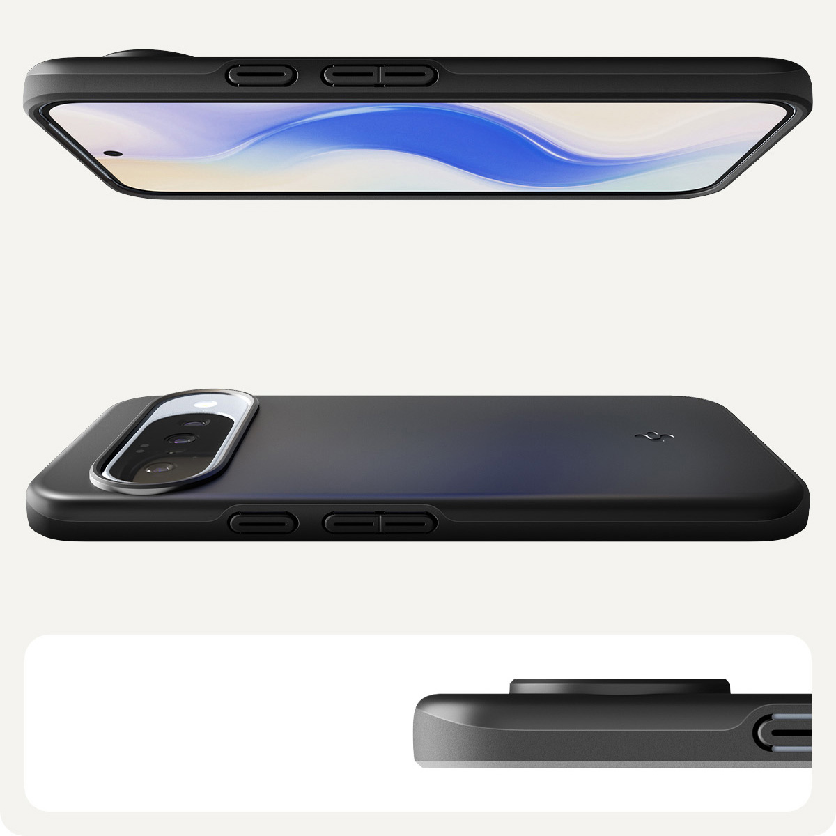 Etui Spigen Thin Fit Mag do MagSafe do Google Pixel 10 / 10 Pro, czarne