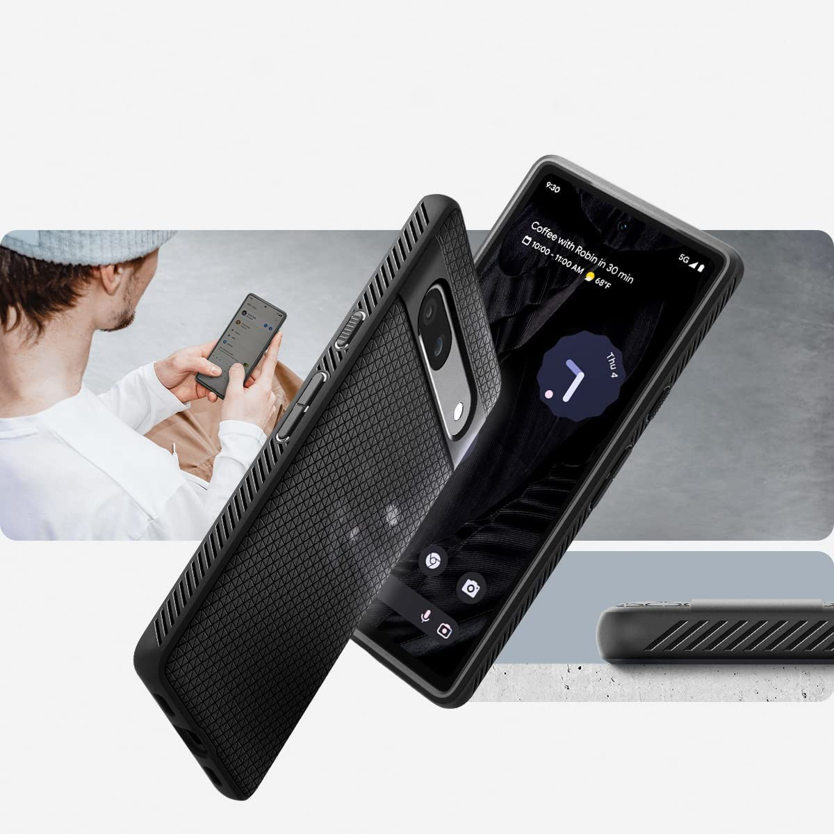 Schutzhülle Spigen Liquid Air für Google Pixel 7A