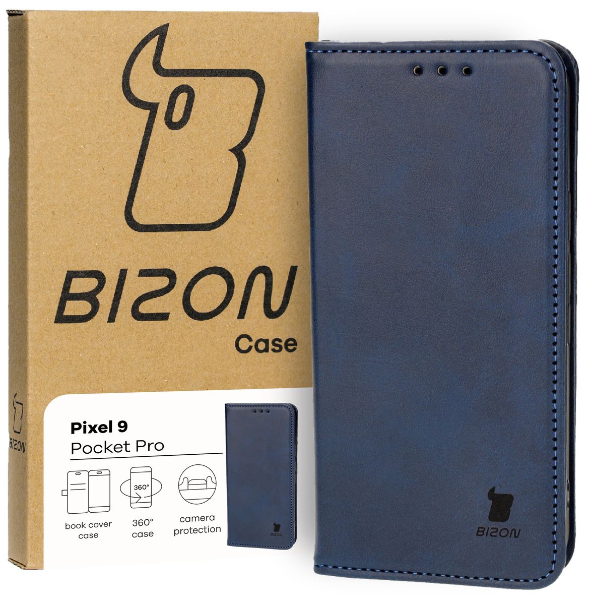 Etui mit Klappe Bizon Case Pocket Pro für Google Pixel 9