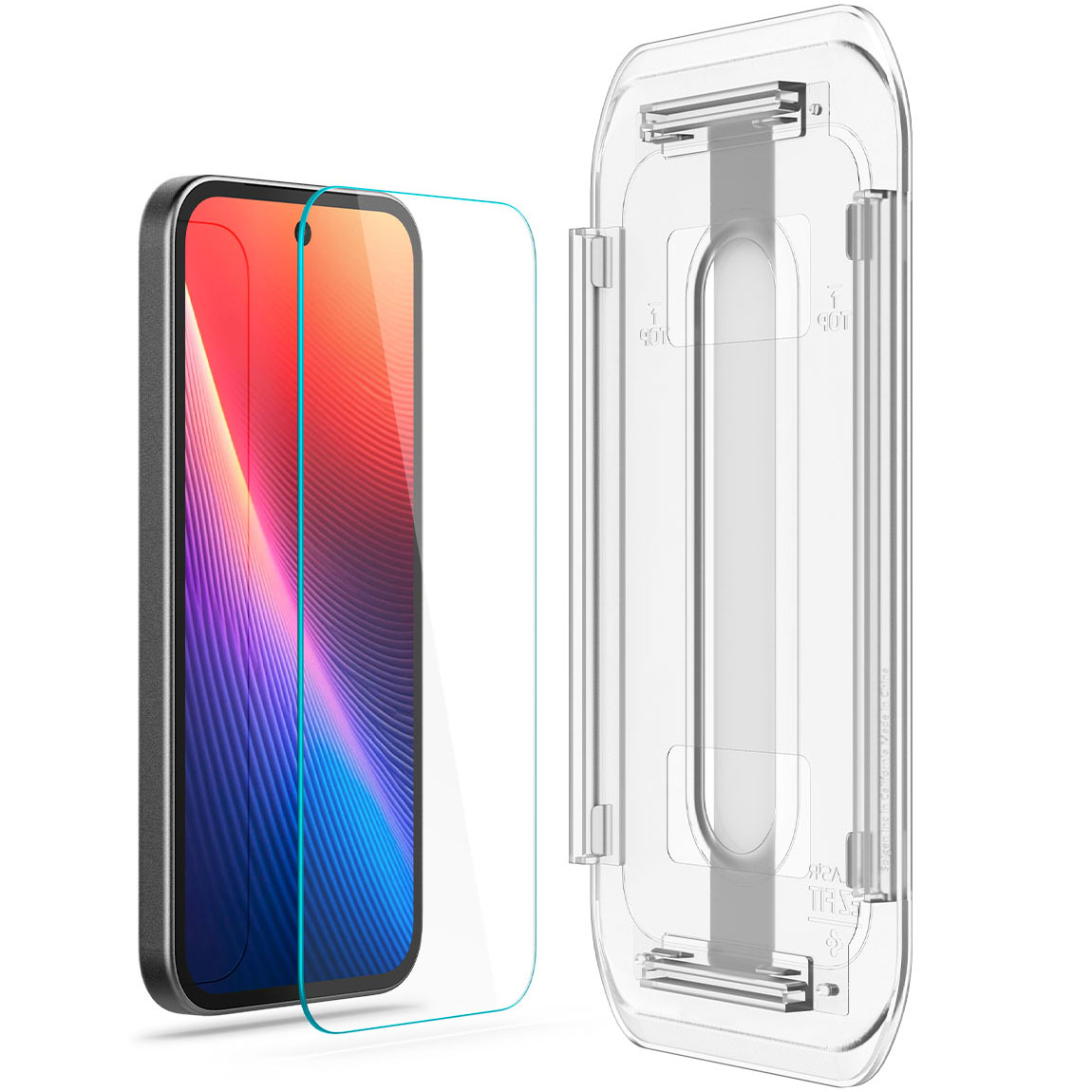 Szkło do etui + Aplikator Spigen Glas.tR EZ Fit 2-Pack do Google Pixel 9A
