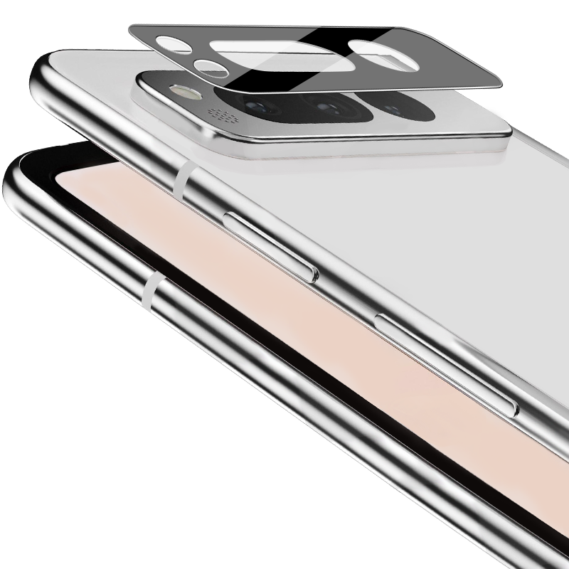 Glas für die Kamera Bizon Glass Silk Lens für Google Pixel Fold, 2 Stück