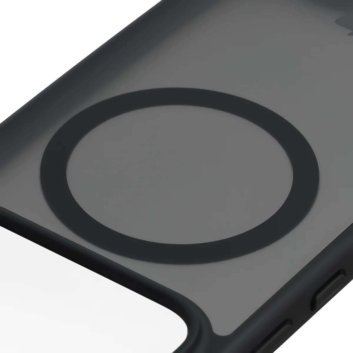 Pierścień magnetyczny w etui Bizon Case MatteO do Honor 600 5G / 600 Pro 5G