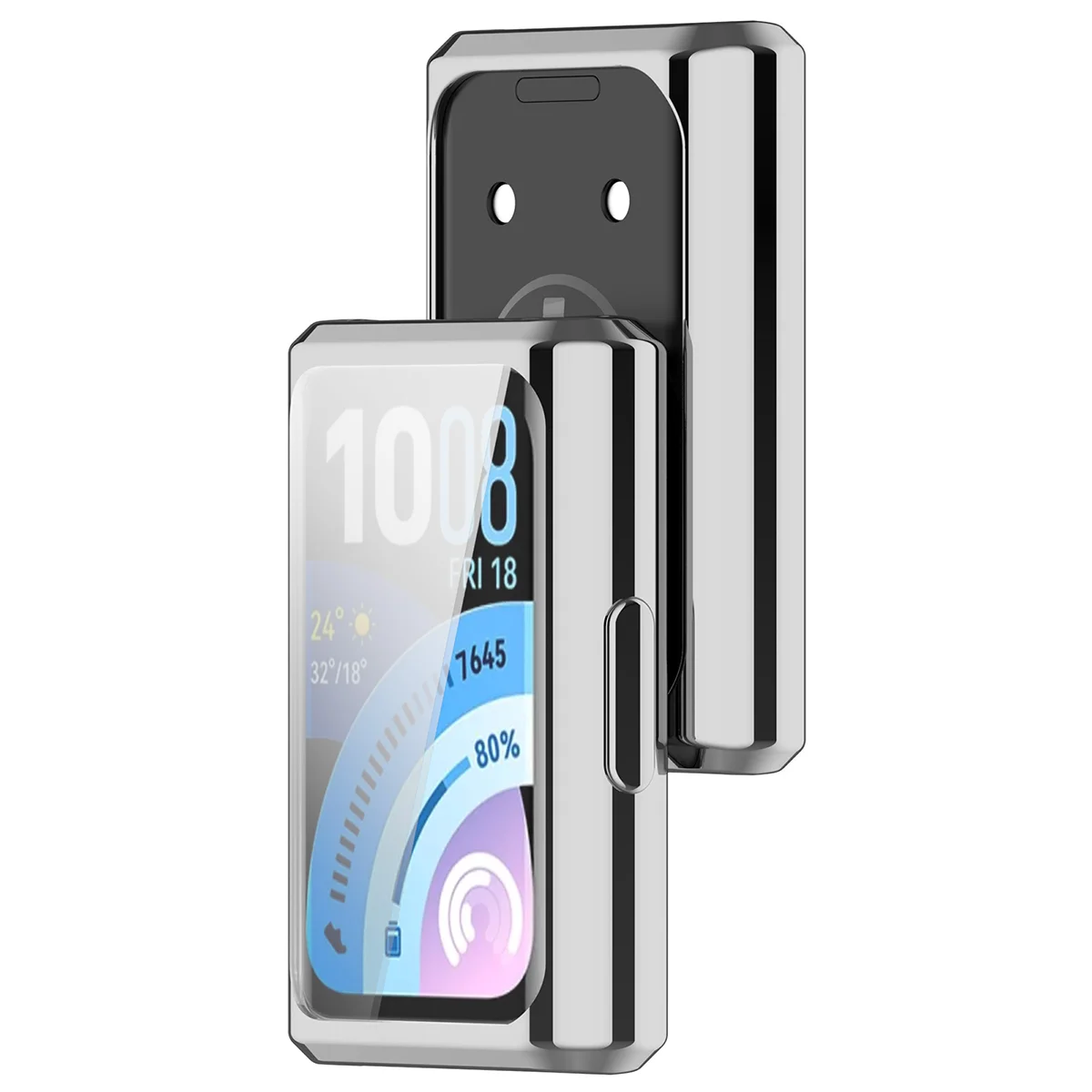 Front oraz przód etui Bizon Case Watch Felipe dla Huawei Band 11 Pro