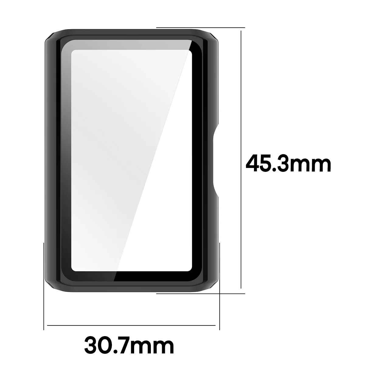 Wymiary etui Bizon Case Watch Adamo do Huawei Band 11 Pro