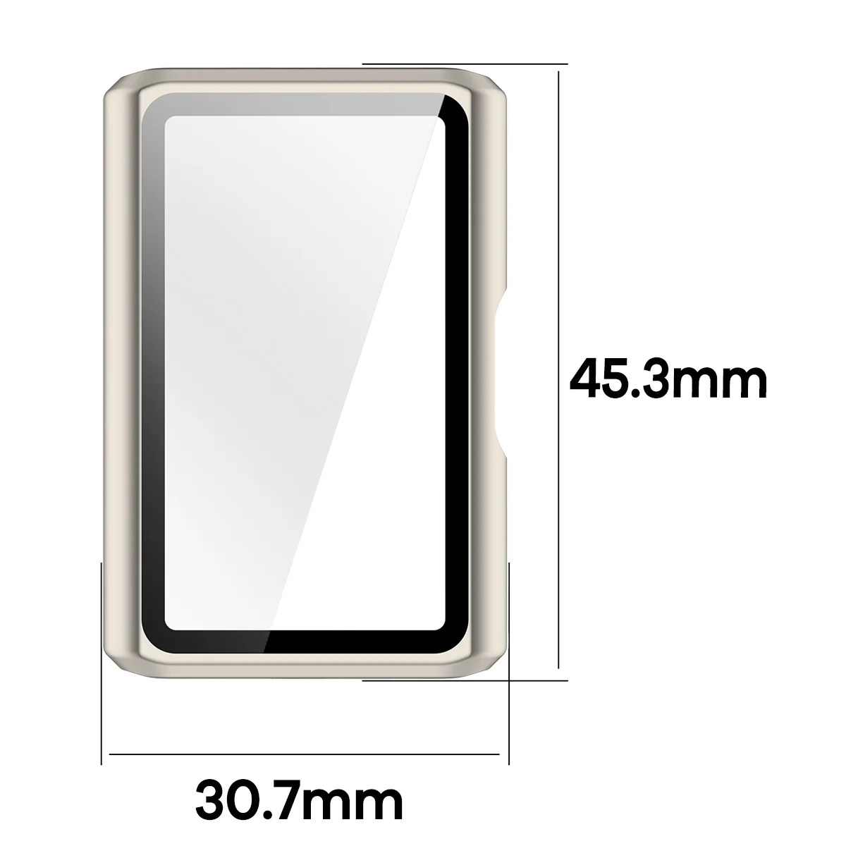 Wymiary etui Bizon Case Watch Adamo do Huawei Band 11 Pro