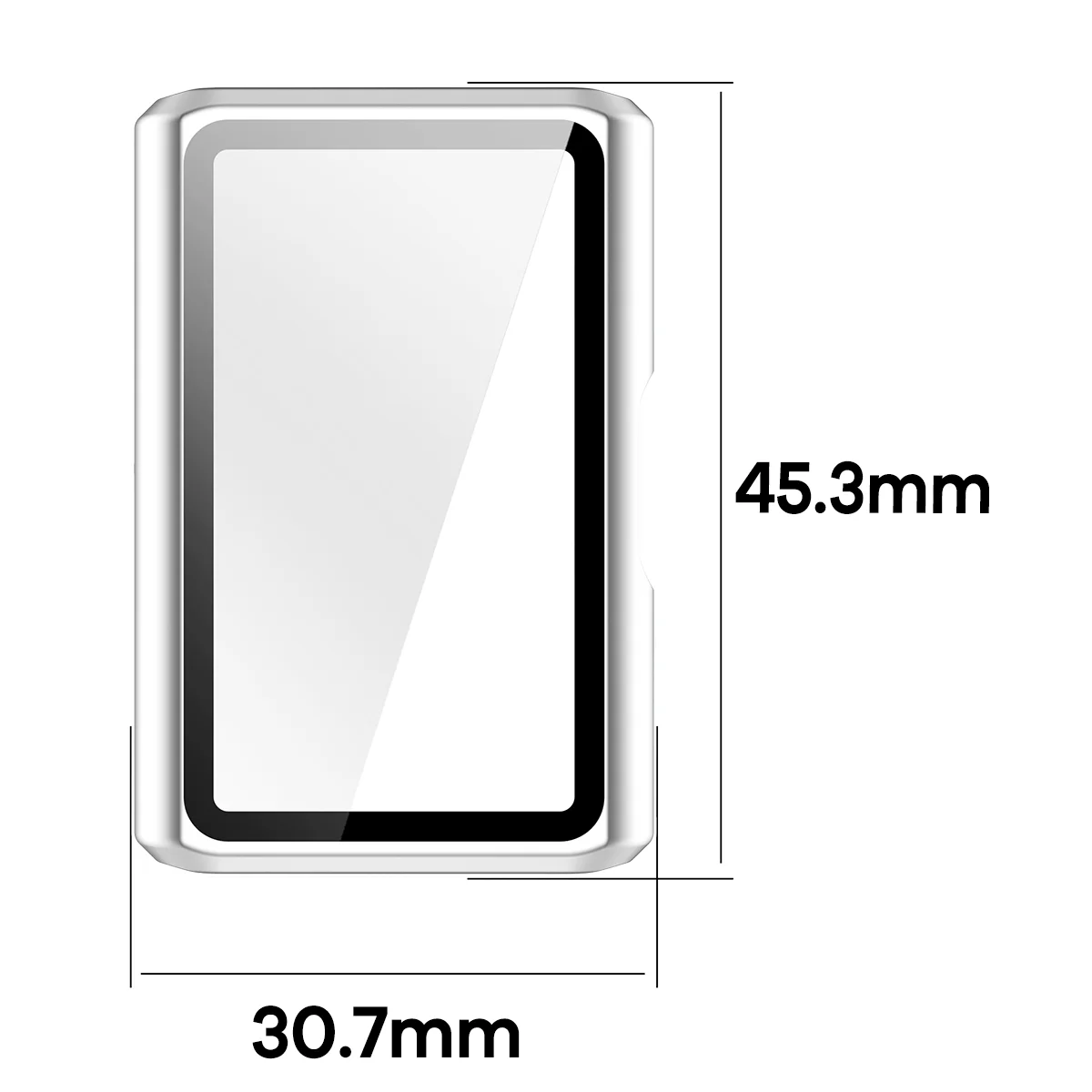 Wymiary etui Bizon Case Watch Adamo do Huawei Band 11 Pro