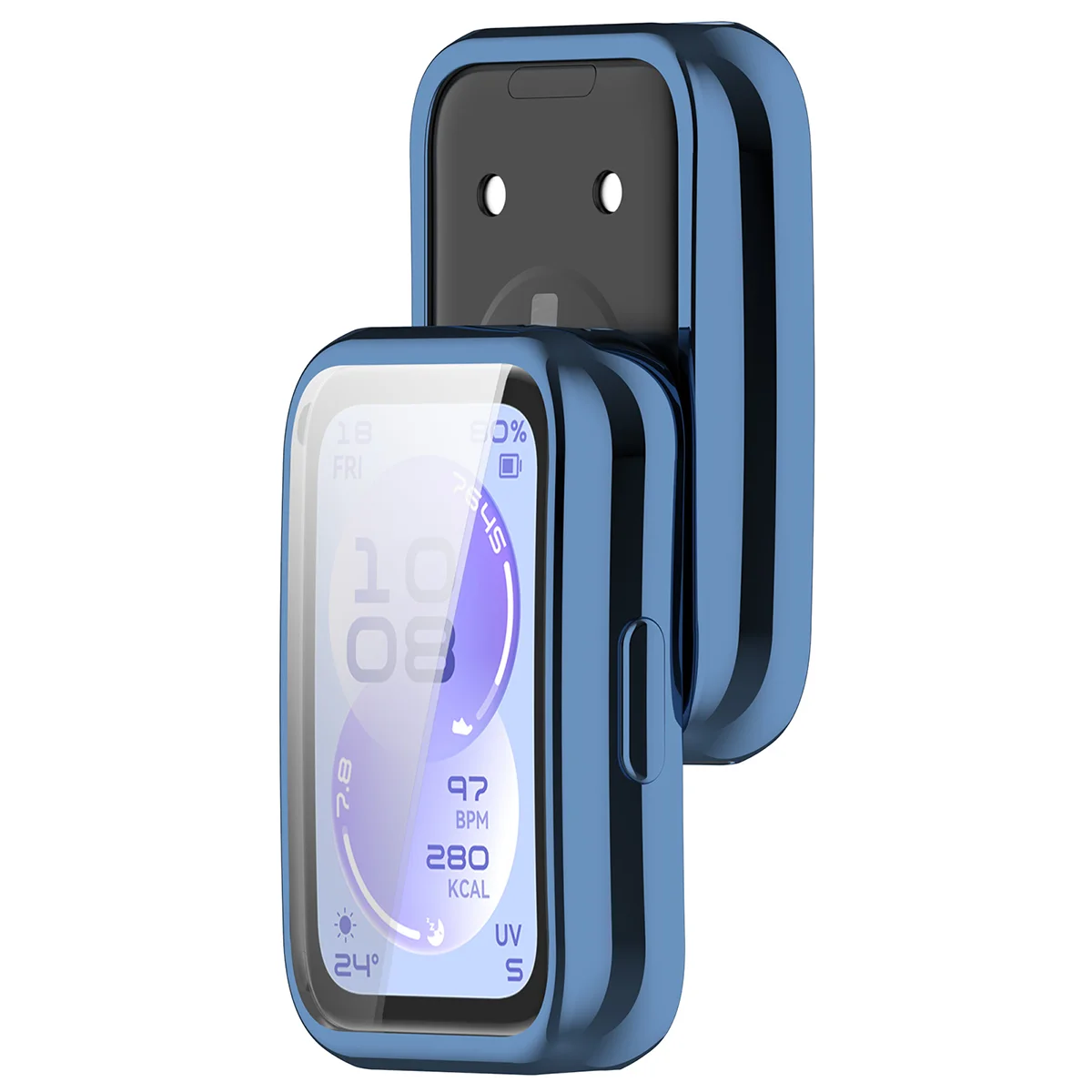 Front oraz przód etui Bizon Case Watch Felipe dla Huawei Band 11