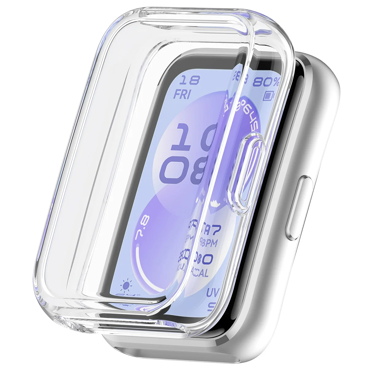 Plecki ze szkłem Bizon Case Watch Felipe dla Huawei Band 11